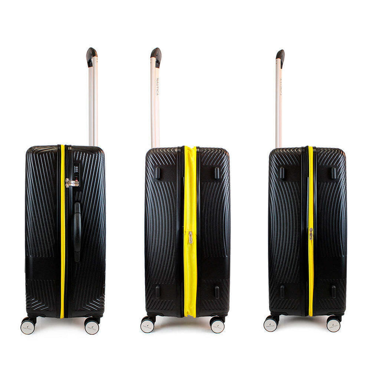 Set 2 maletas S+M Nautica Bahamas negro