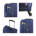 Set 3 maletas S+M+L Munich azul