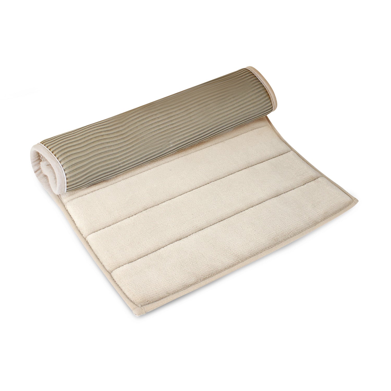 Alfombra de baño Nautica 50x80cm coralina ultra suave marfil