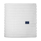 Manta de cama Nautica Home Jacquard Franela ultrasuave 127x178cm blanca