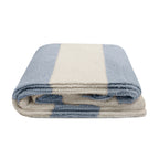 Manta de franela Nautica 127x152 Waffle suavidad superior celeste