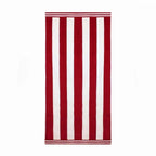 2 Toallas de Playa Nautica Home 100% algodón 163x81cm CABANA - Rojo