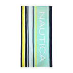 Toalla de playa Nautica 100% Algodón 160x80 verde agua