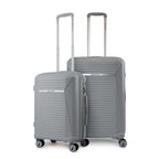 Pack 2 maletas Nautica Niza cabina 10kg y mediana 20kg gris