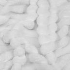 Pack 2 Mantas de cama Nautica Home Jacquard Franela ultrasuave 127x178cm blanca