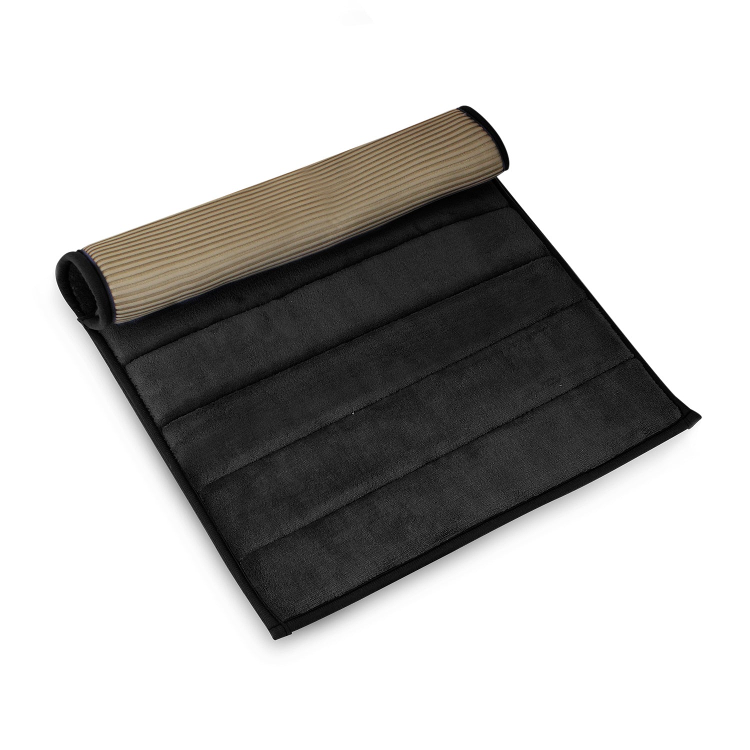 Alfombra de baño Nautica 40x60cm coralina ultra suave negro