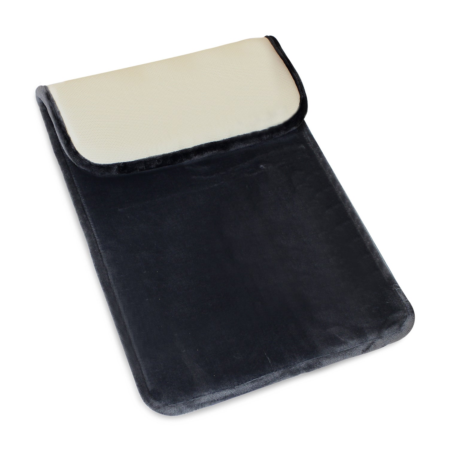 Alfombra de Baño Nautica flannel 50x80cm absorbente gris oscuro