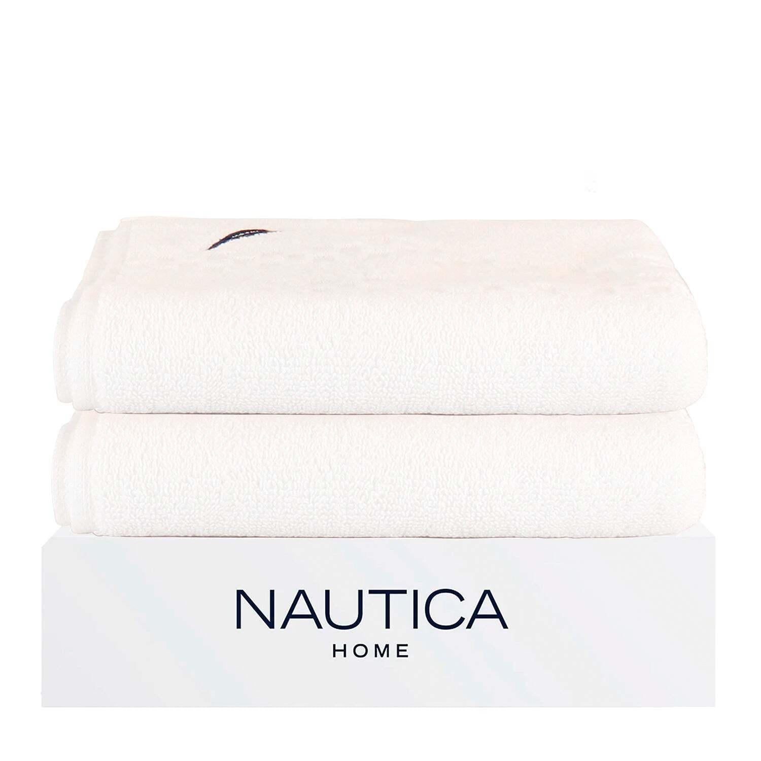 Pack 2 Toalla de Baño SIGNATURE Nautica 69x137cm blanco