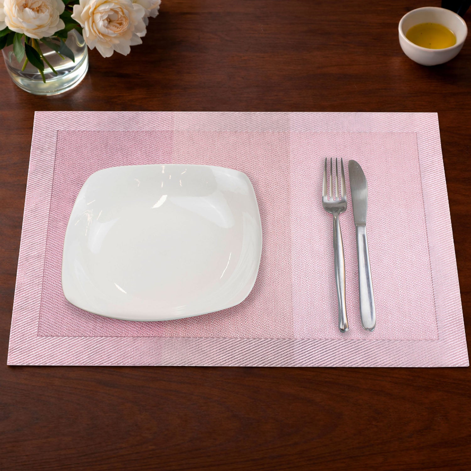 Individual de mesa Nautica Home 45x30cm degrade rosa