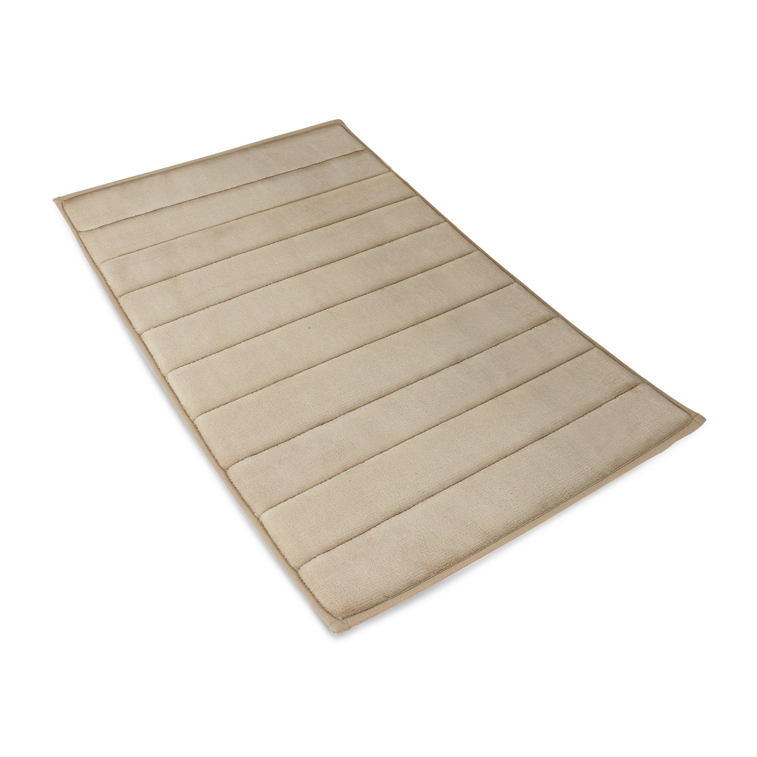 Alfombra de baño Nautica 50x80cm coralina ultra suave beige