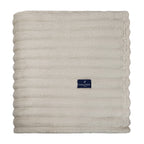 Manta de cama Nautica Home Jacquard Franela ultrasuave 127x152cm