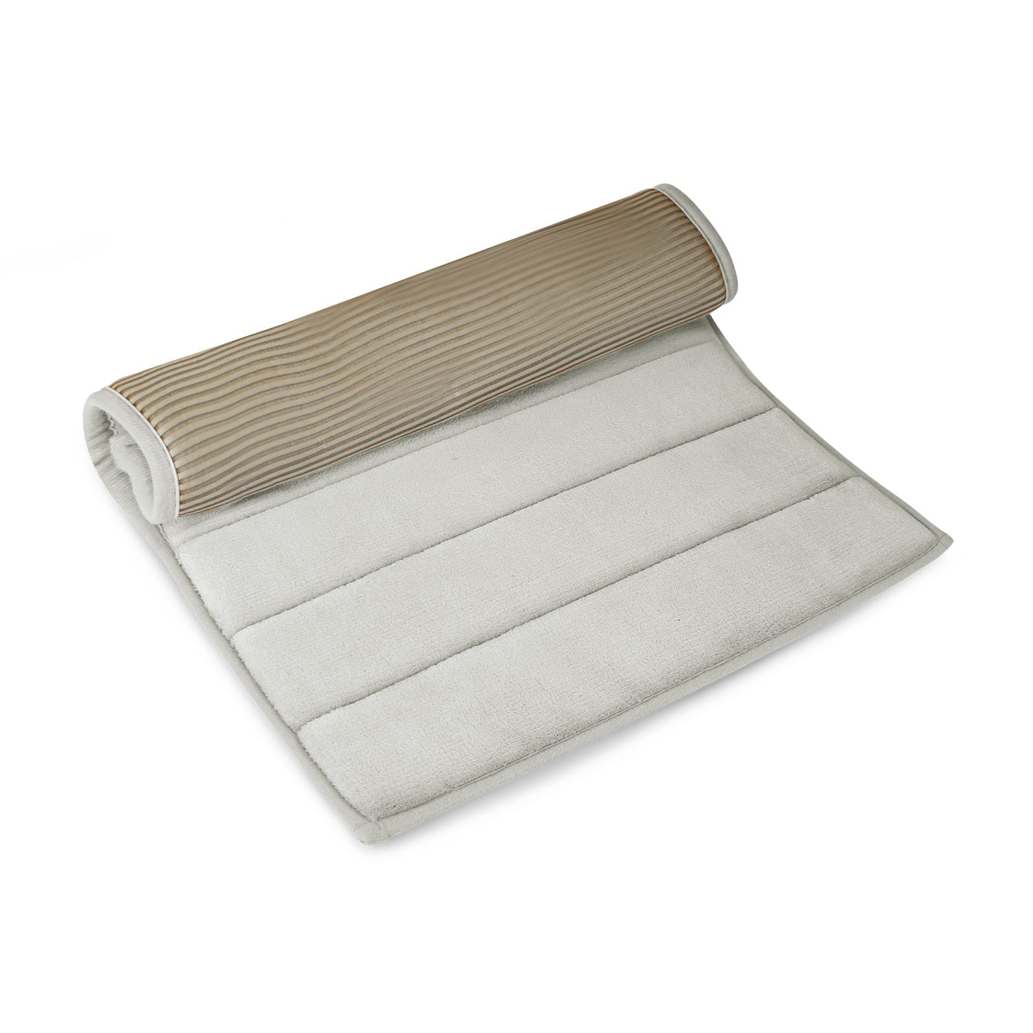 Alfombra de baño Nautica 50x80cm coralina ultra suave gris