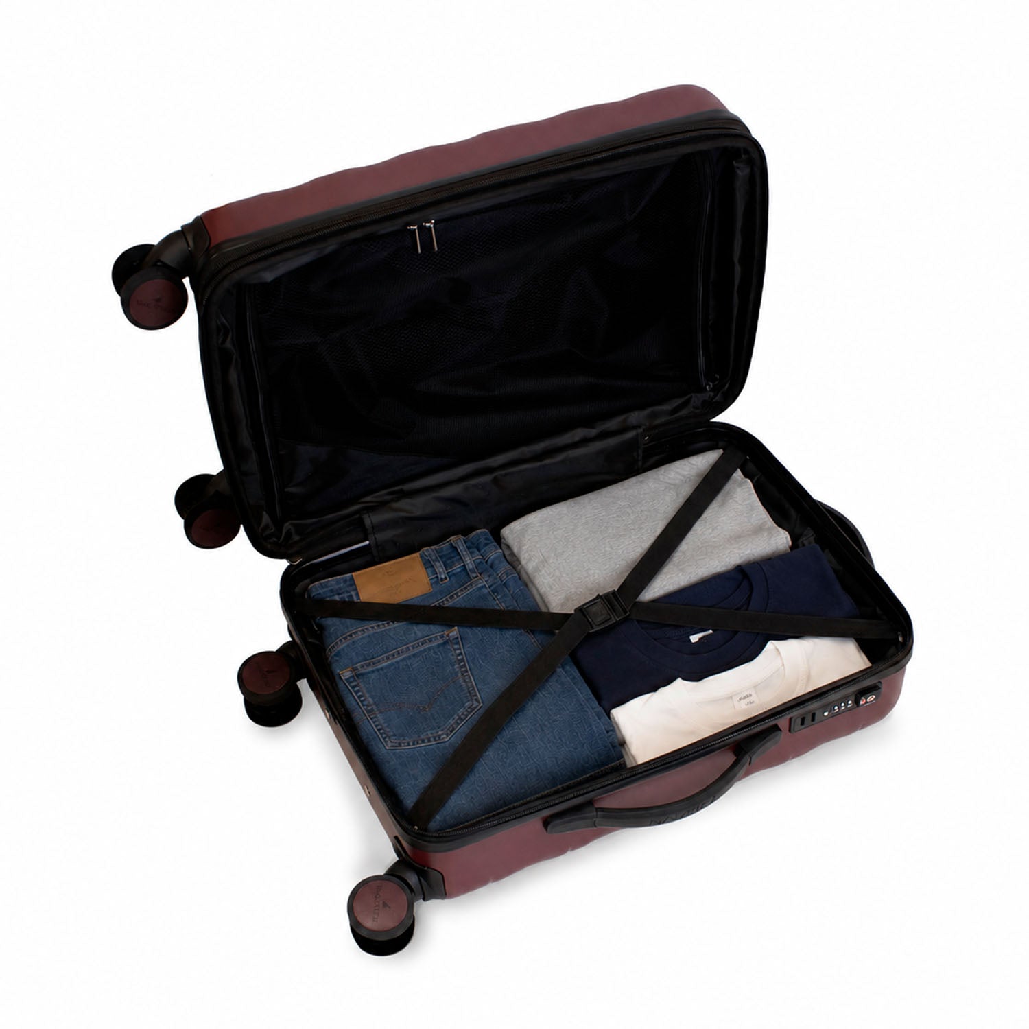 Maleta de cabina Ibiza S 10kg burdeo Nautica