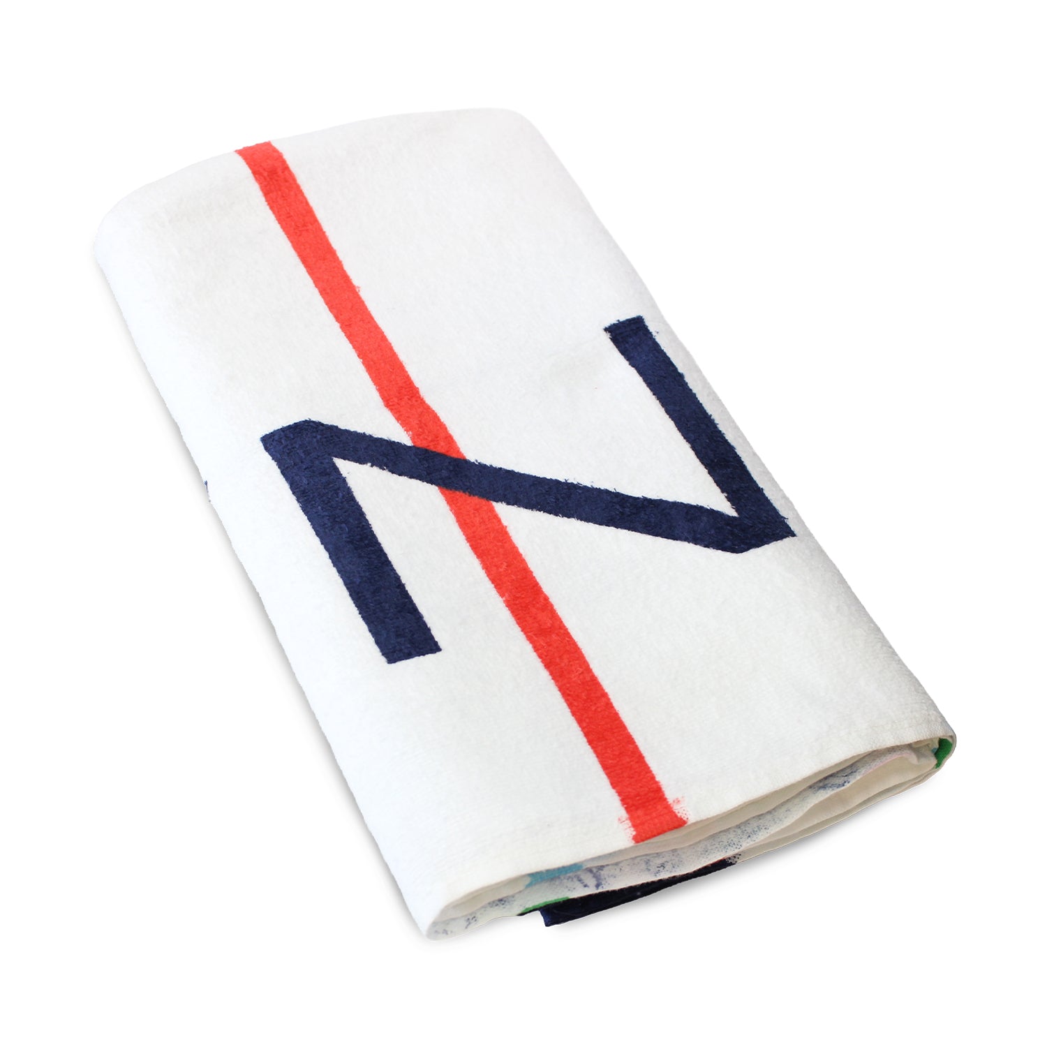 Toalla de playa Nautica 100% Algodón 160x80 Lineas multicolores