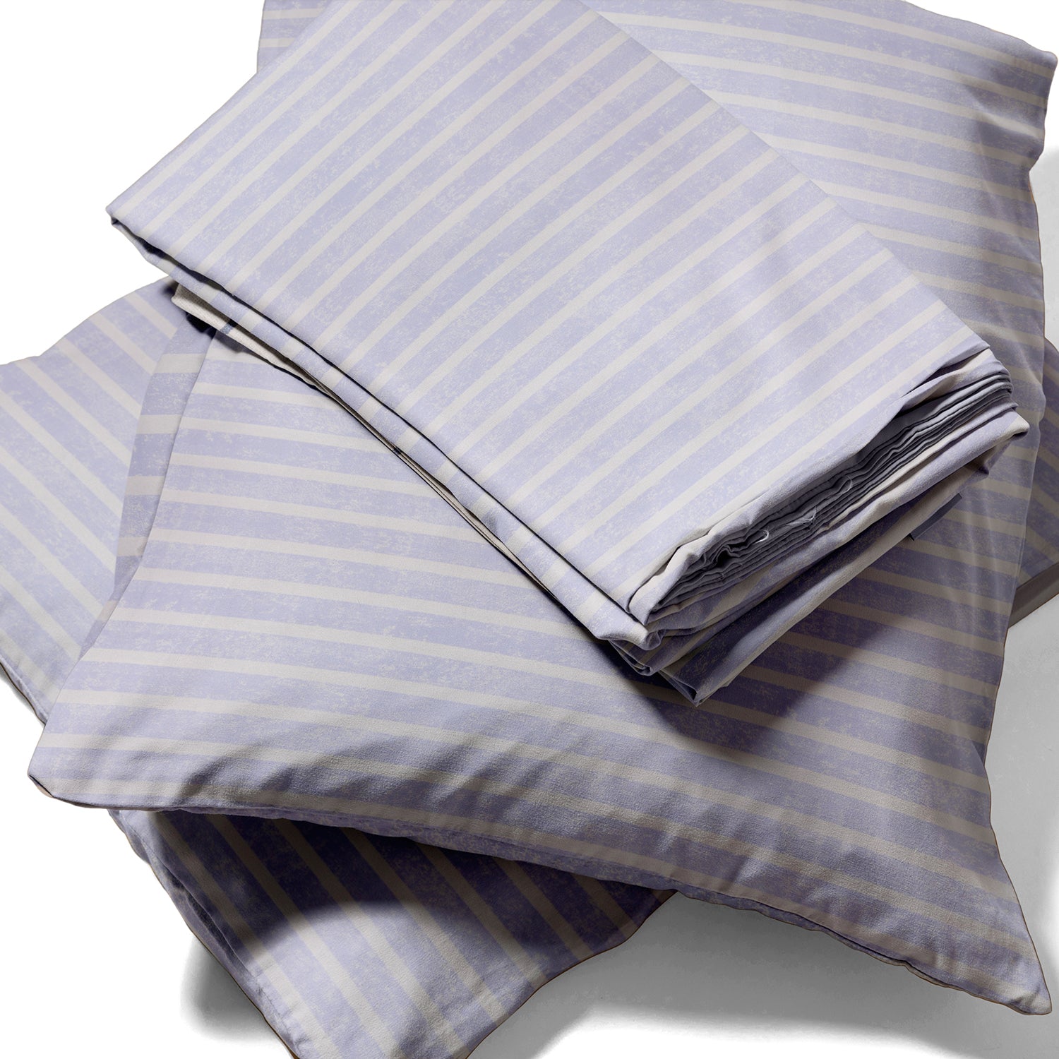 Juego de sábanas Nautica 4 piezas microfibra 2 plazas lineas celeste