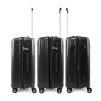 Pack 2 maletas Nautica Niza cabina 10kg y mediana 20kg negra