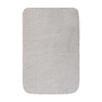 Alfombra de baño ultra suave 40 x 60 cm gris claro