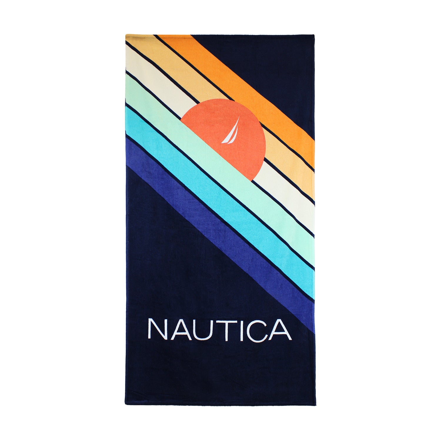 Toalla de playa Nautica 100% Algodón 160x80 multicolores