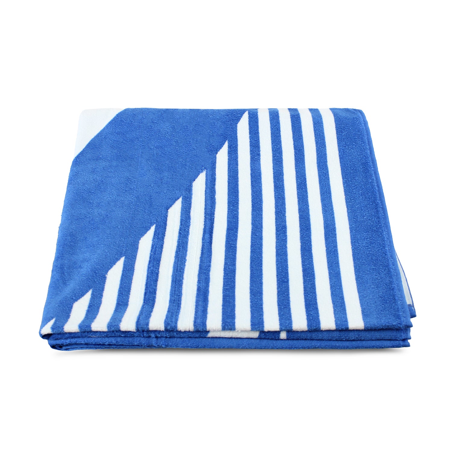 Toalla de playa Nautica 100% Algodón 160x80 diseño vela celeste