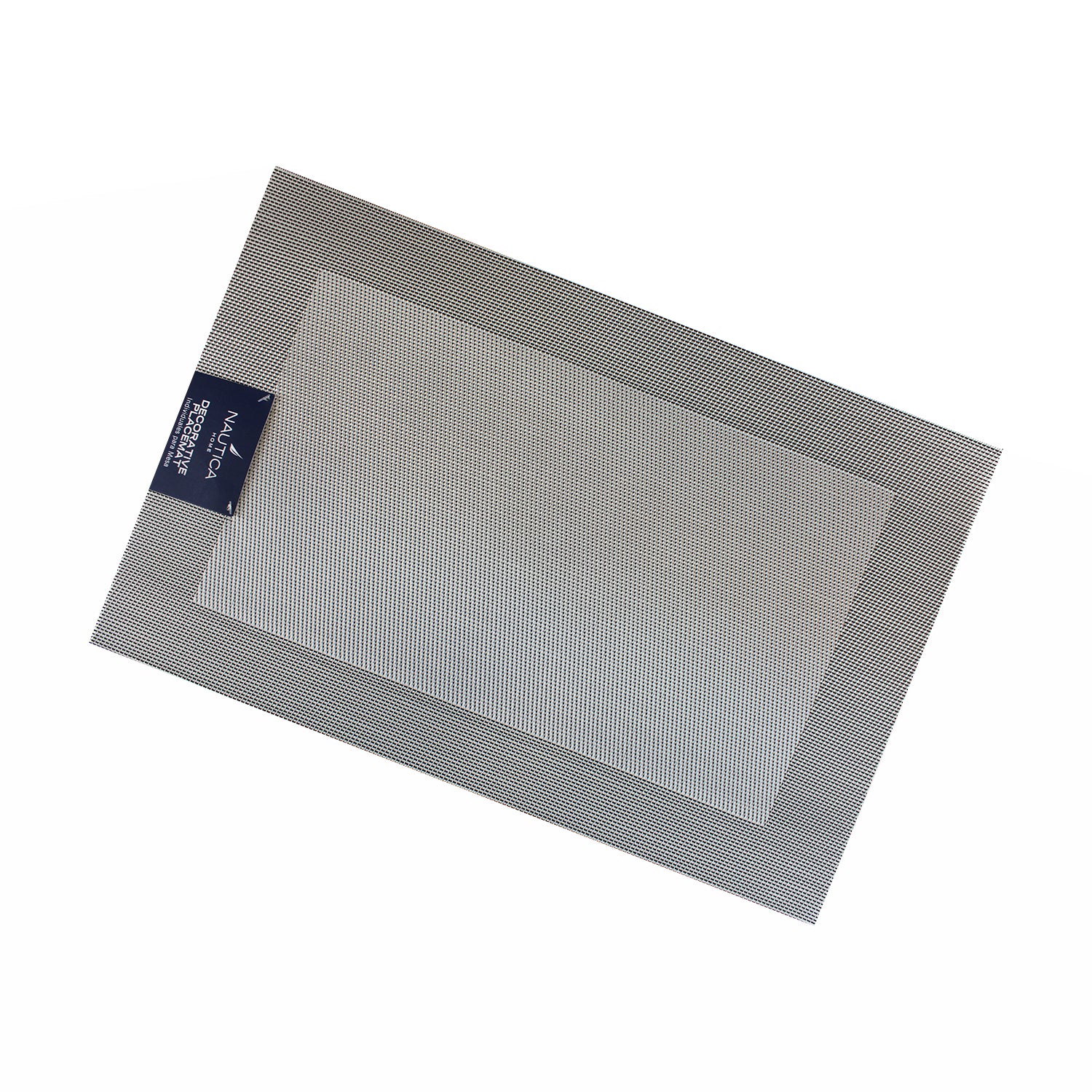 Individual de mesa 45x30cm plateado