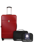 Pack Maleta grande Bora 23kg roja + Organizador Nautica