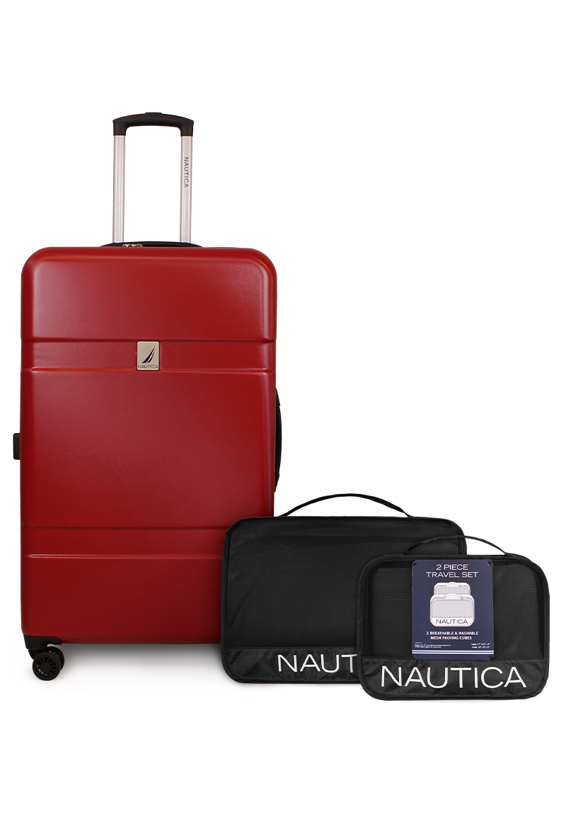 Pack Maleta grande Bora 23kg roja + Organizador Nautica