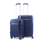 Pack 2 maletas Nautica Niza cabina 10kg y mediana 20kg azul