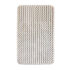 Alfombra de baño Memory Foam 50 x 80 cm gris