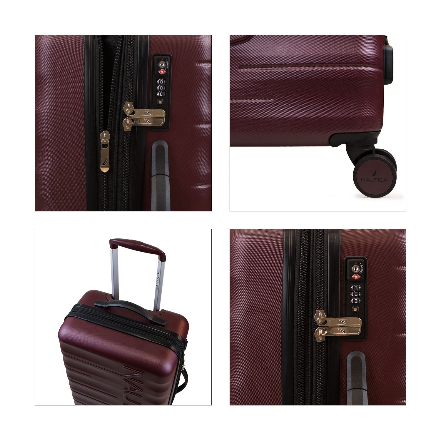 Maleta de cabina Ibiza S 10kg burdeo Nautica