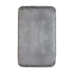 Alfombra de baño flannel gris claro