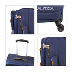 Set 2 maletas de tela S+L Lisboa azul