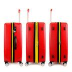 Set 2 maletas S+L Nautica Bahamas rojo