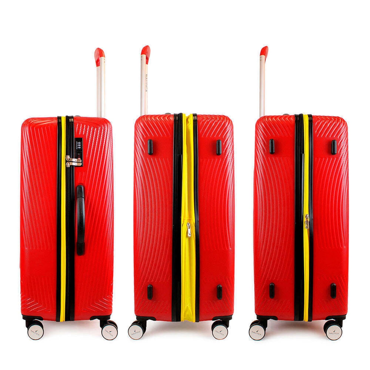 Set 2 maletas S+L Nautica Bahamas rojo