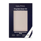 Juego de sábanas 4 piezas king marrón