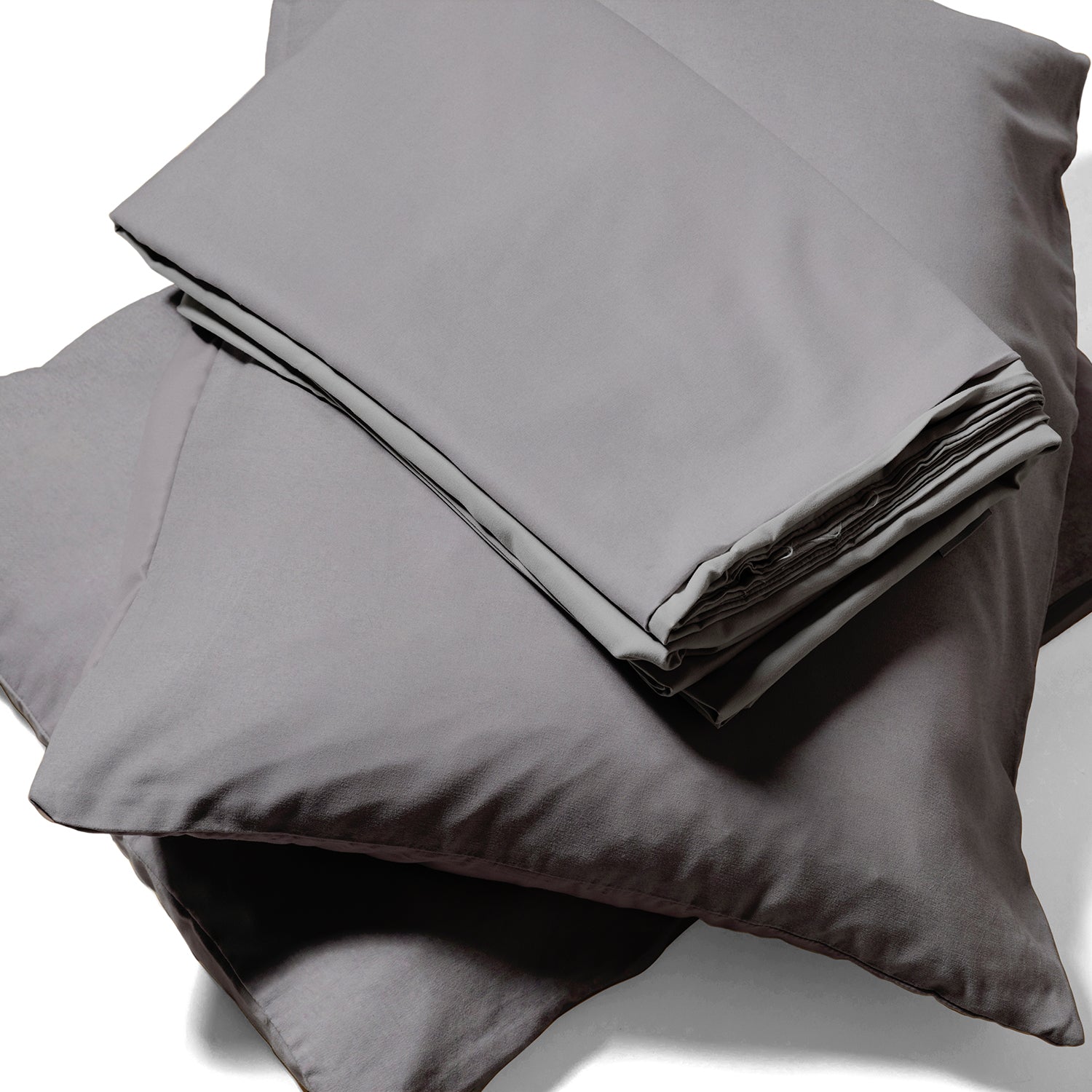 Juego de sábanas Nautica 4 piezas microfibra 2 plazas plomo