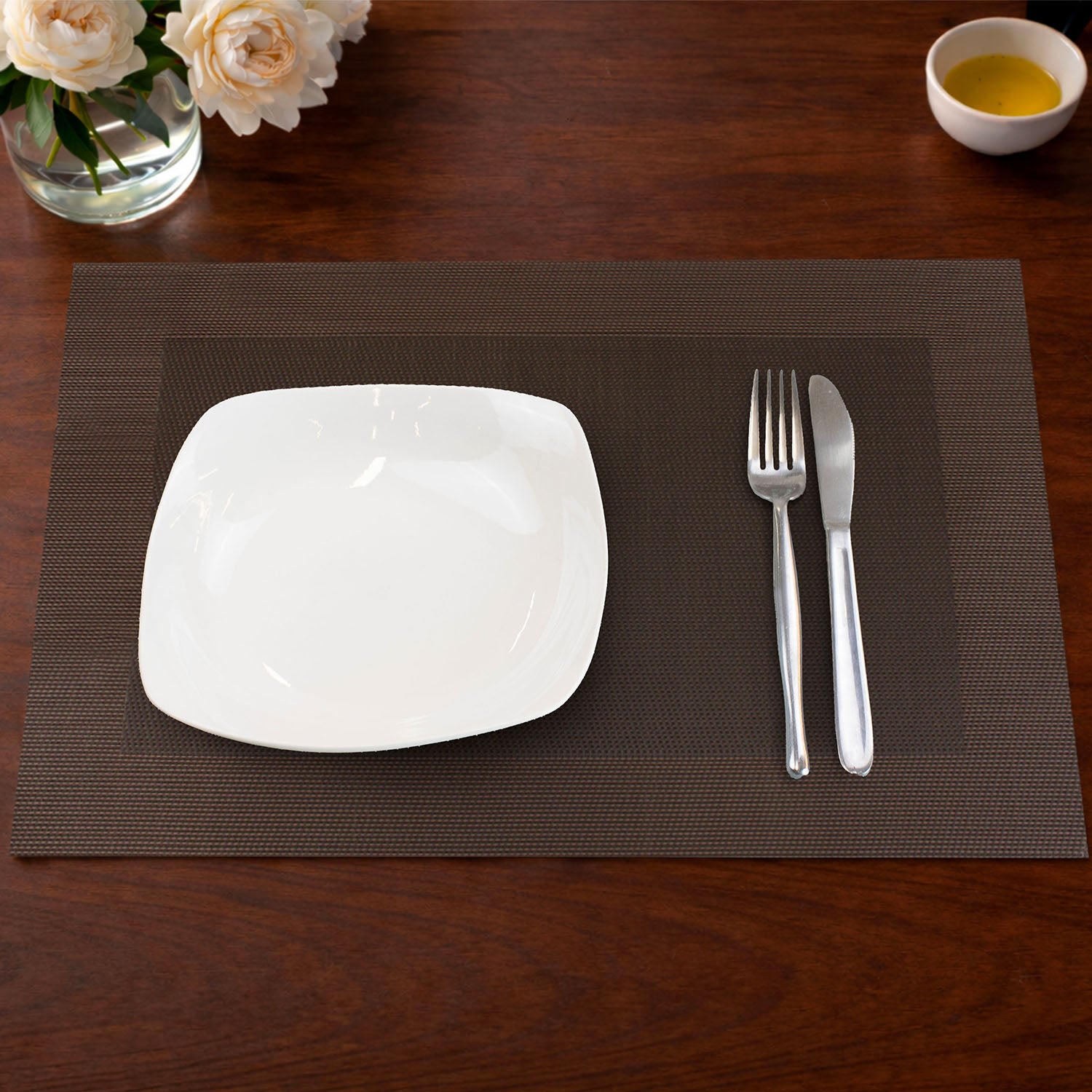 Individual de mesa 45x30cm marron