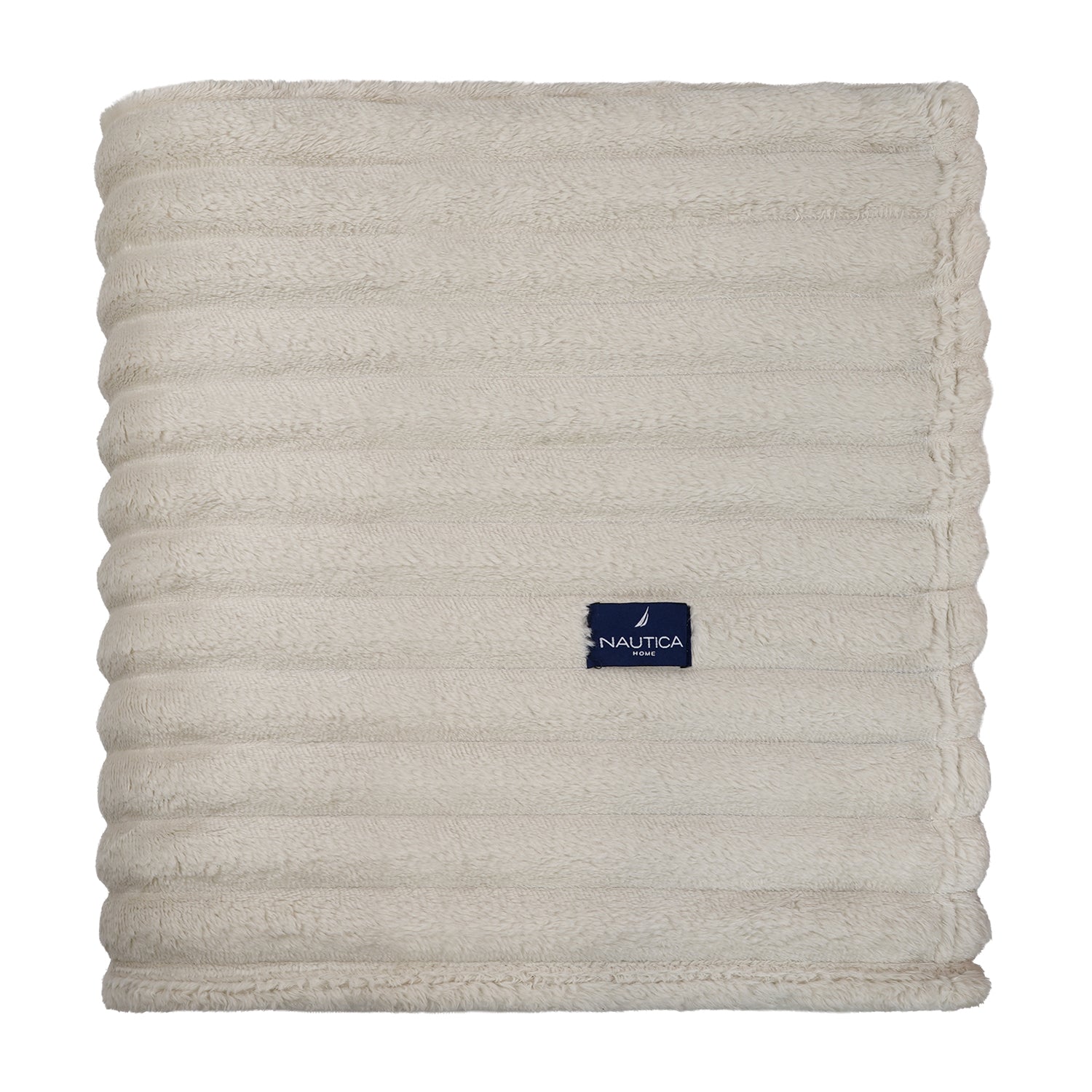 Pack 2 Mantas de cama Nautica Home Jacquard Franela ultrasuave 127x178cm