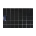 Individual de mesa Nautica Home 45x30cm negro a cuadros
