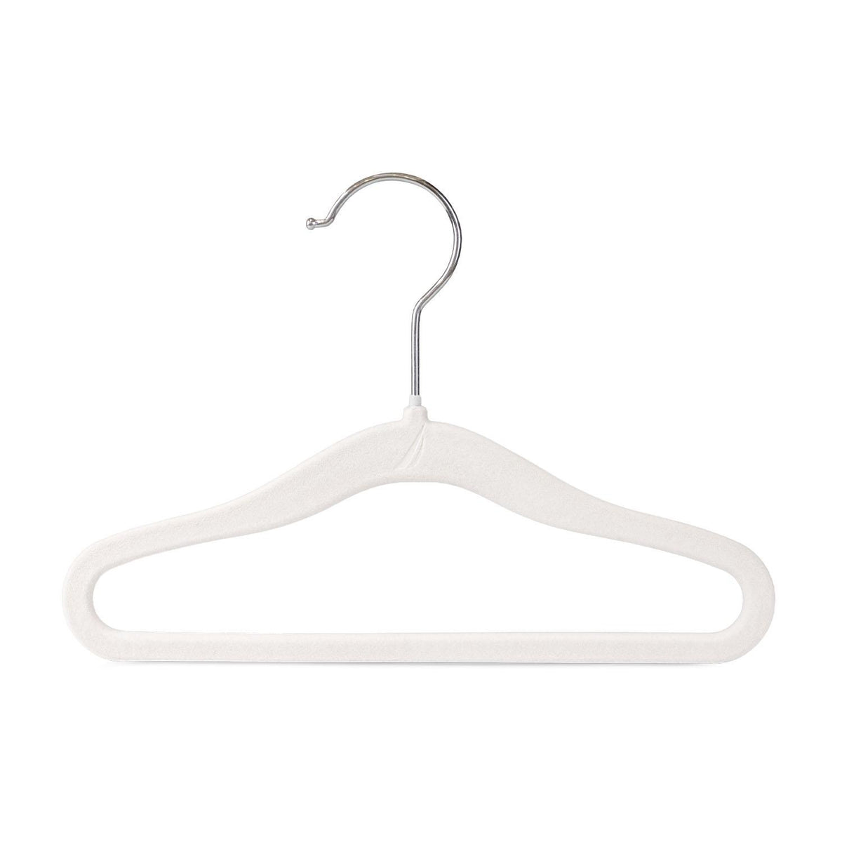 Set 10 Colgadores de ropa para bebé blanco