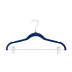Colgadores de Ropa con clip Pack 6 beige Antideslizantes azul