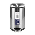 Basurero Acero Inoxidable con Pedal 8 Litros