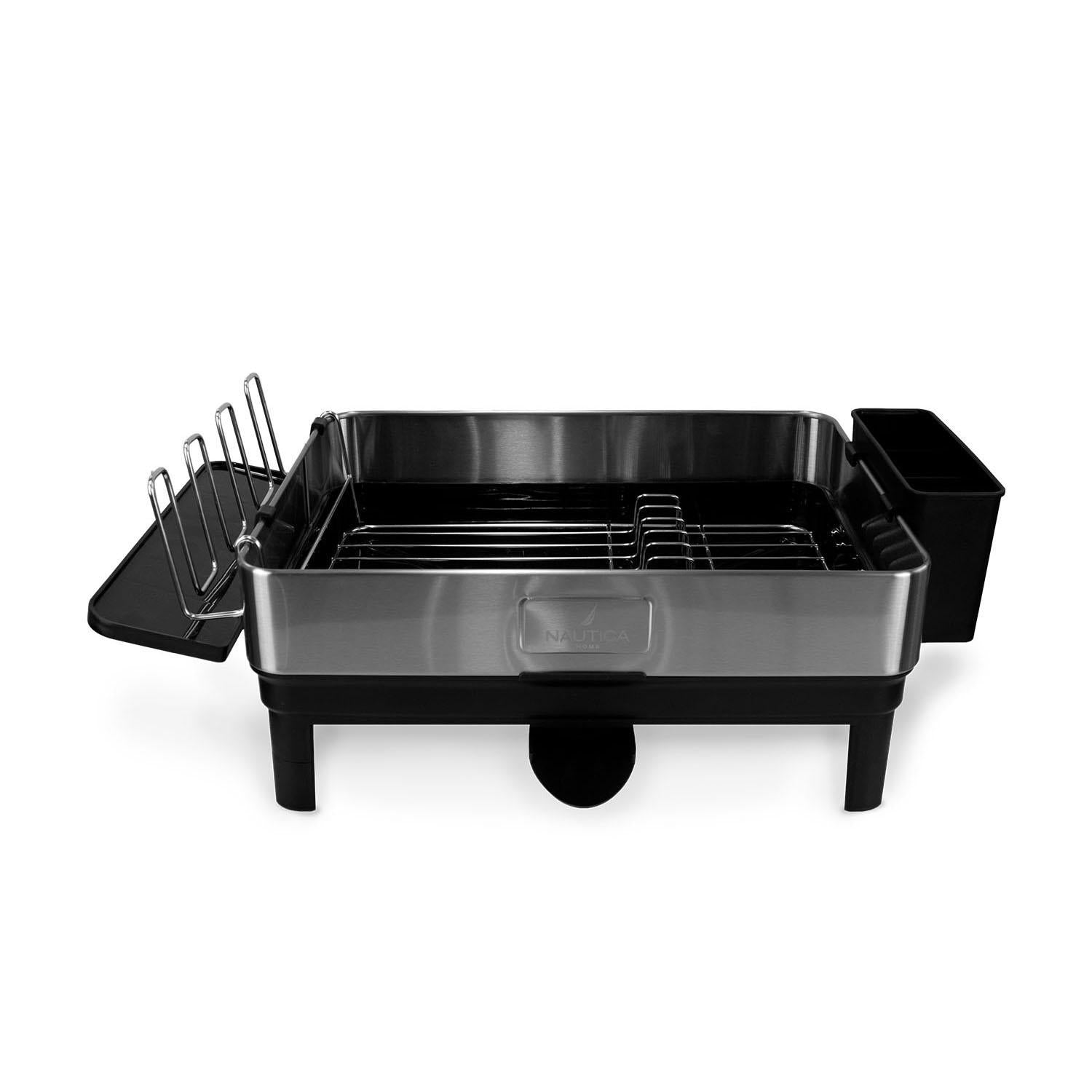 Secaplatos Escurridor de Loza Acero Inoxidable cocina Nautica Home negro