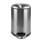 Basurero Acero Inoxidable con Pedal 5 Litros