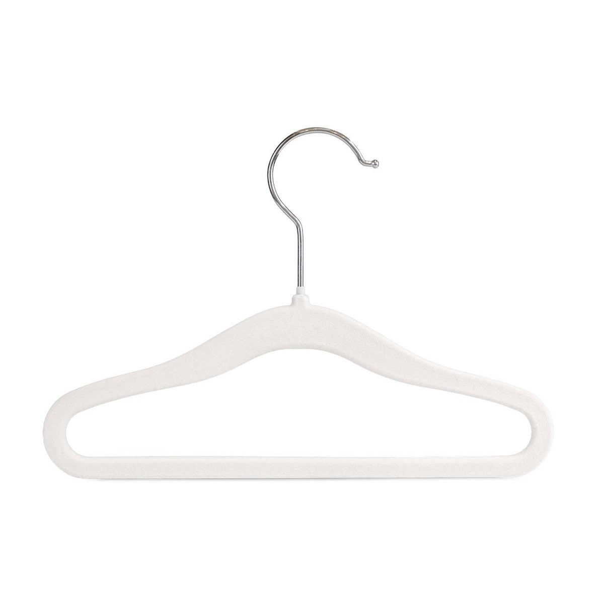 Set 10 Colgadores de ropa para bebé blanco