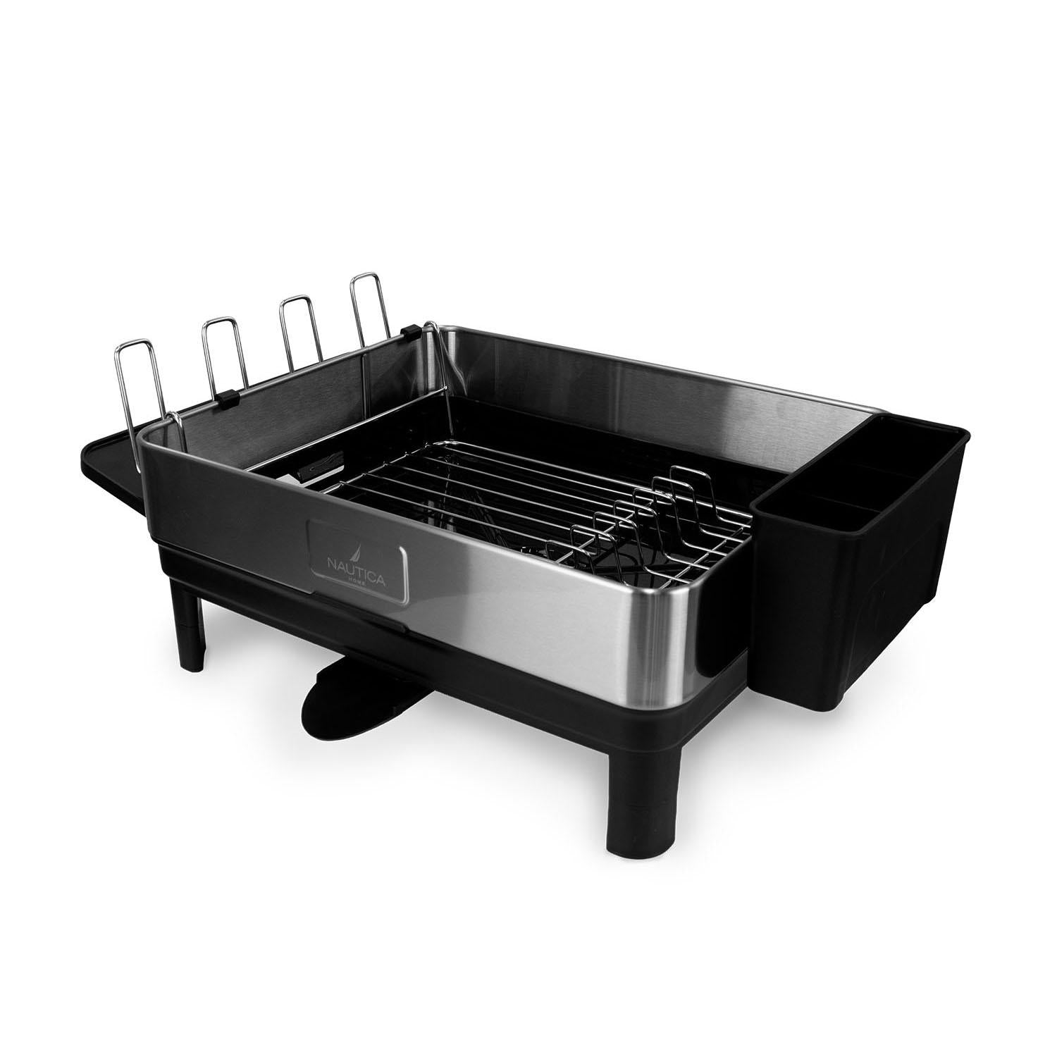 Secaplatos Escurridor de Loza Acero Inoxidable cocina Nautica Home negro