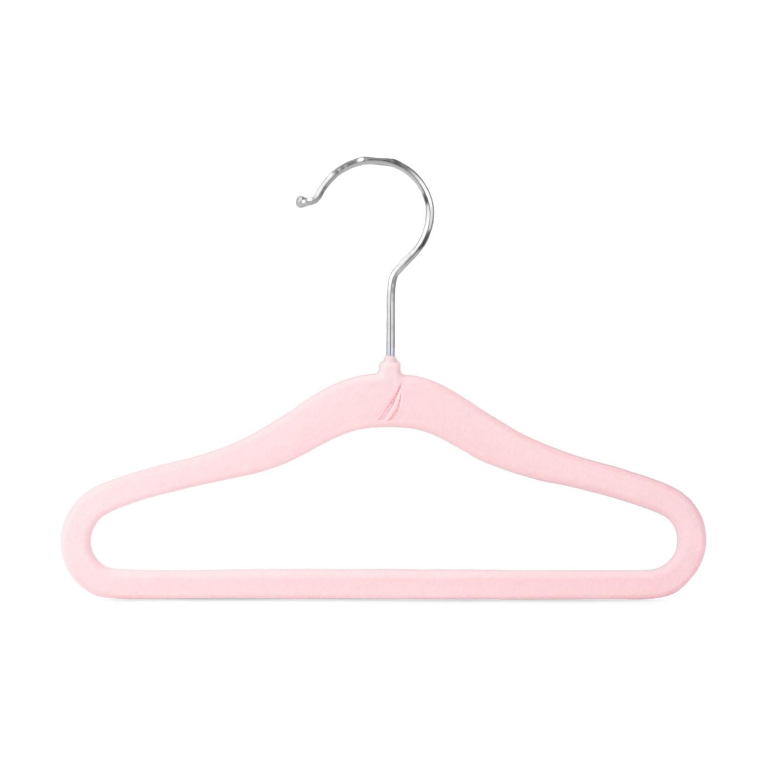 Set 10 Colgadores de ropa para bebé rosa